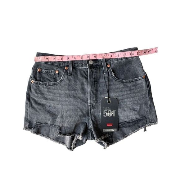 Levi's Premium 501 HIGH RISE WOMEN'S SHORTS - Picture 7 of 8